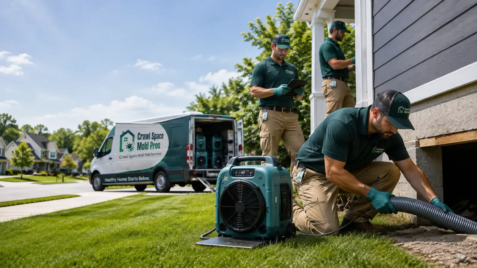 Crawl Space Mold Removal in Conyngham, PA
